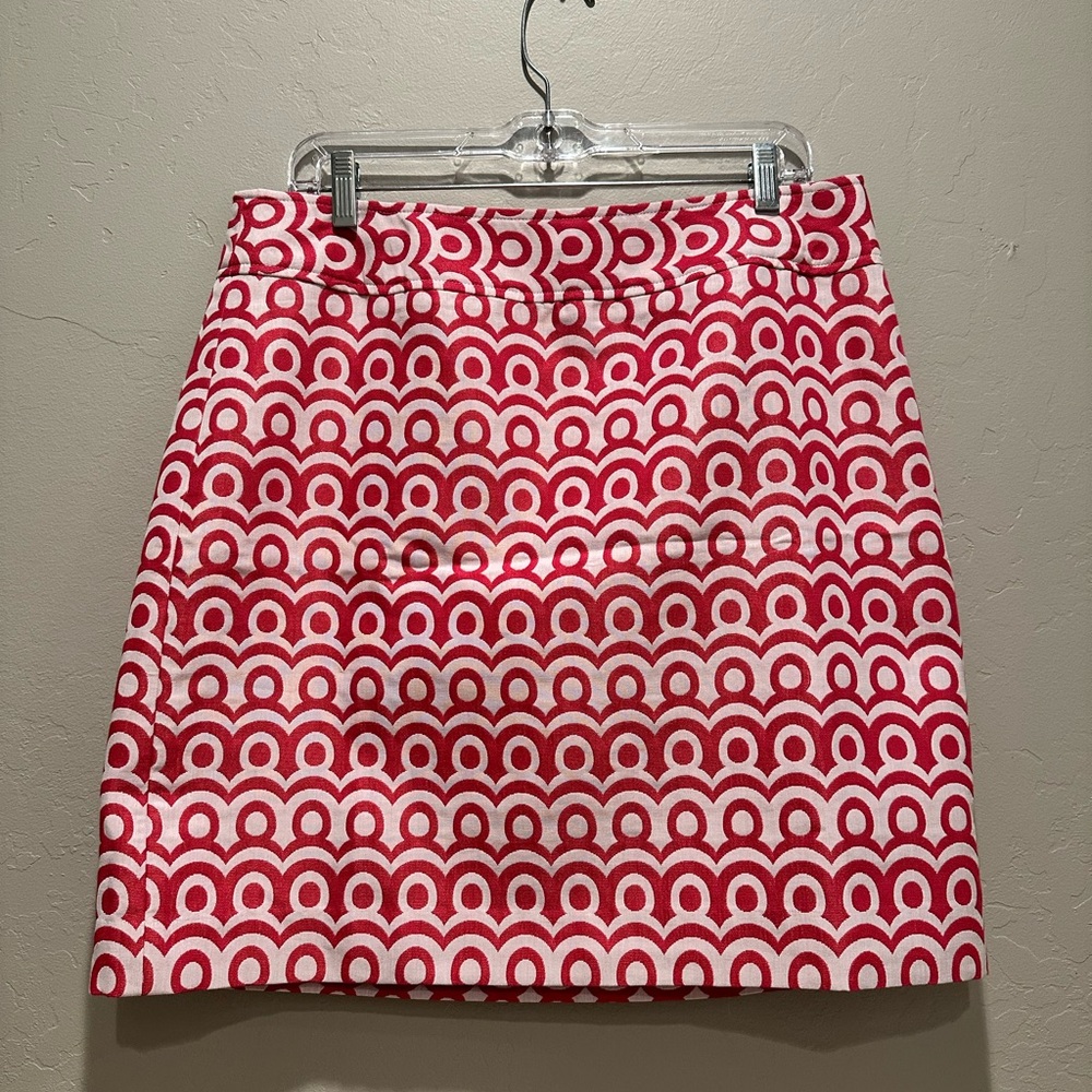 NWT Ann Taylor Circle‎ A-Line Mini Skirt Size 12 Preppy Business Casual Summer